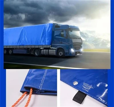 Vatnsheld PVC húðuð vörubíls presenningshlíf